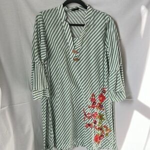 Sapphire Pakistan Embroidered  Kaftan Dress